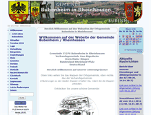 Tablet Screenshot of bubenheim.de